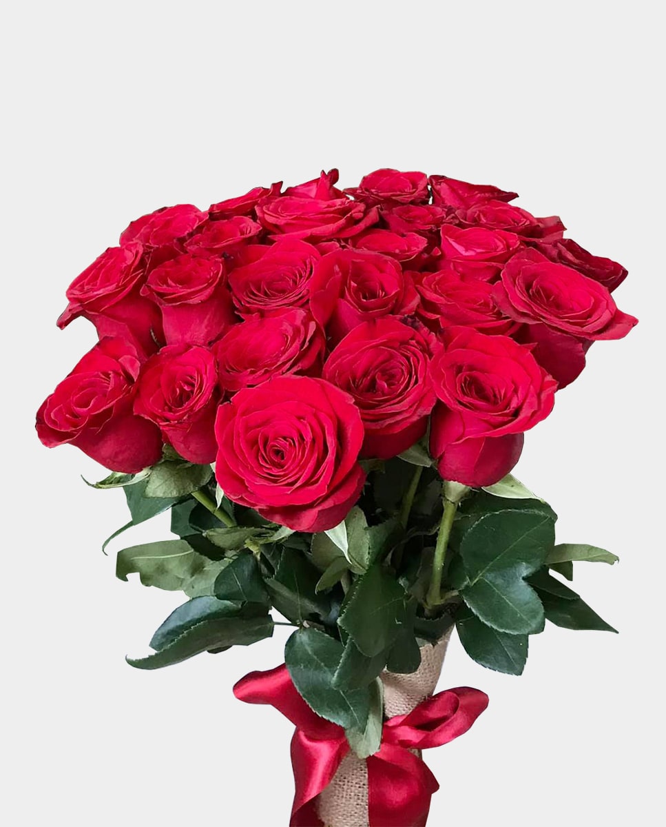24 Rosas - Ramo con 24 rosas rojas - Florería en Tijuana